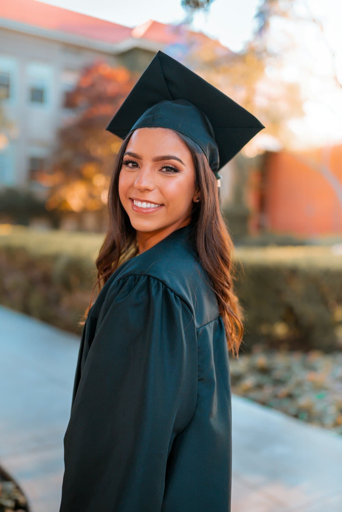Portrait along the garden path