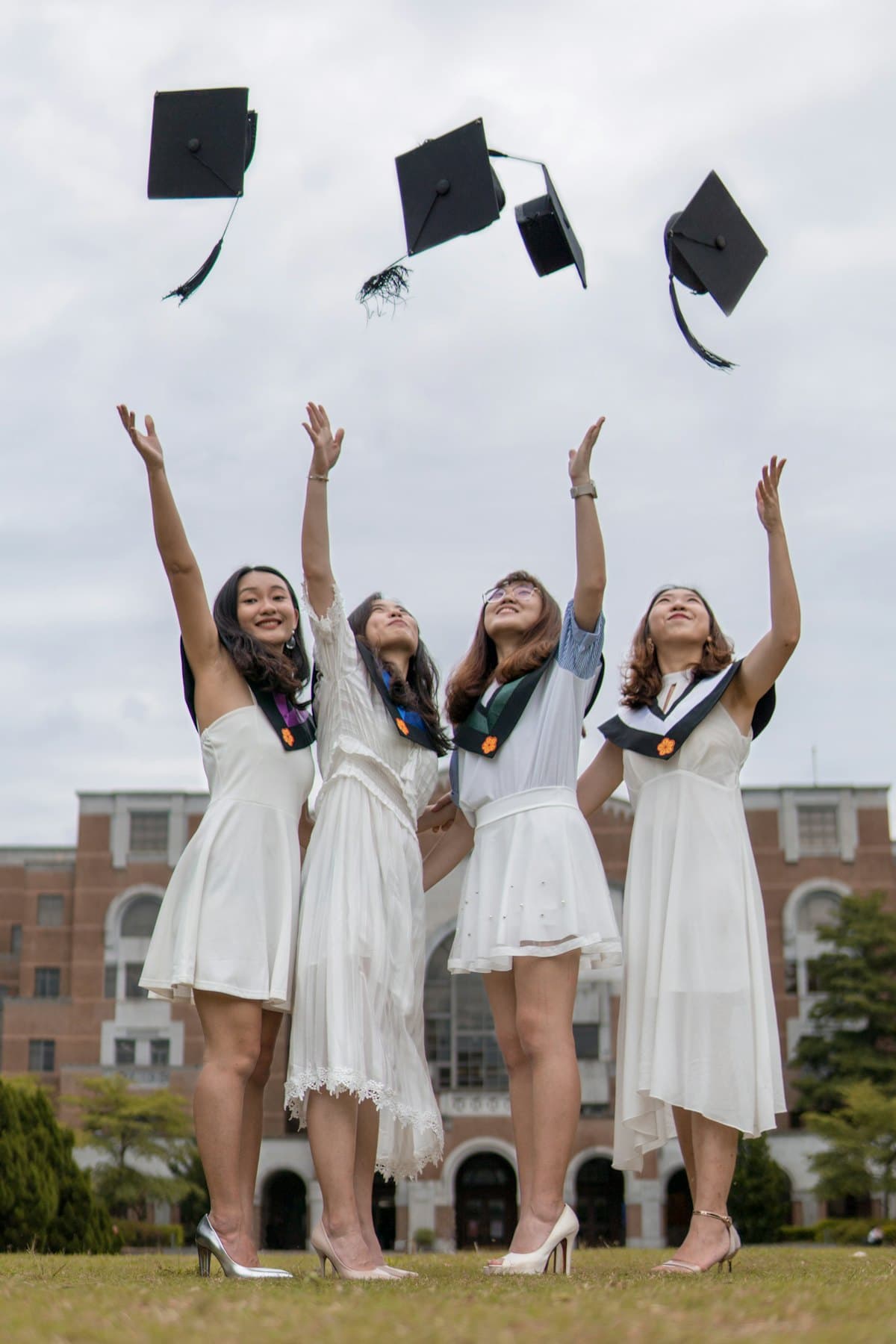 Cap toss with roommates