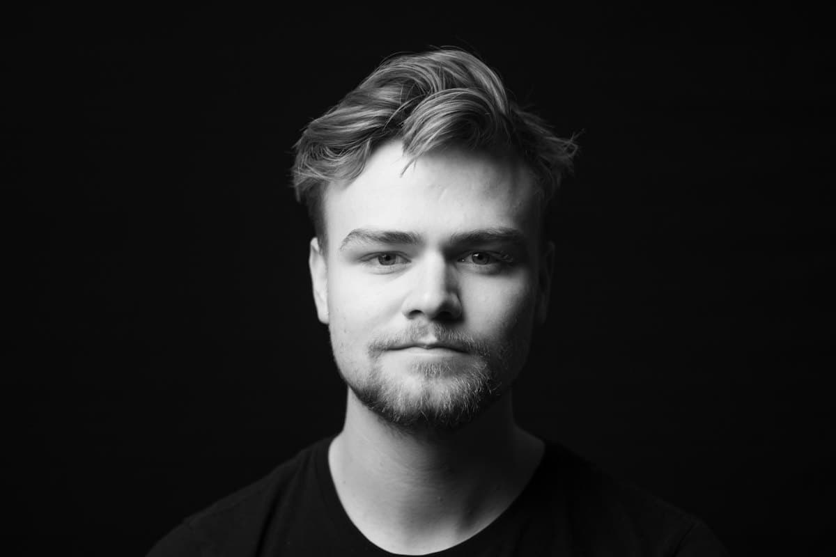 Low-key portrait